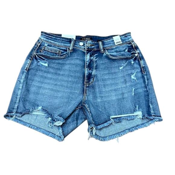 Judy Blue Pants - Nwt Judy Blue Distressed Denim Short Size 1x